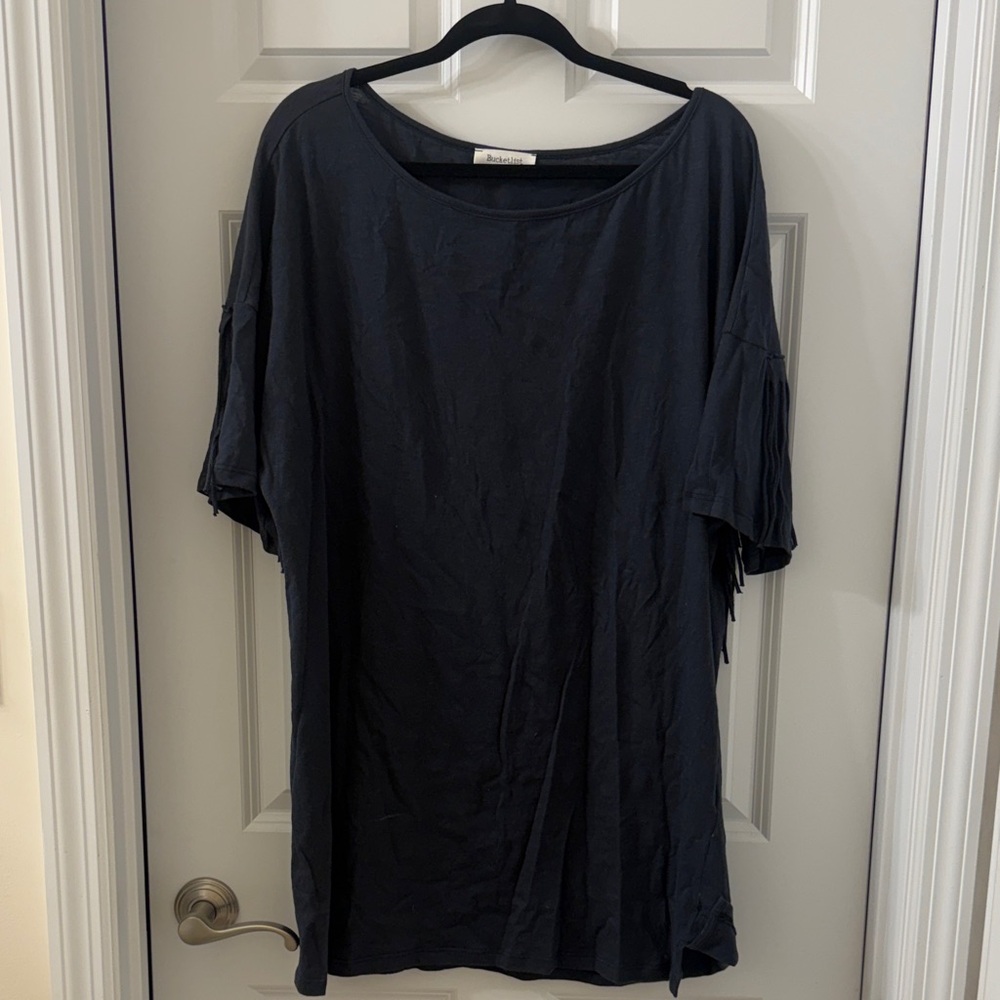 BUCKETLIST Black Tunic Top - Picture 3 of 4